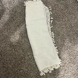Shein white sarong